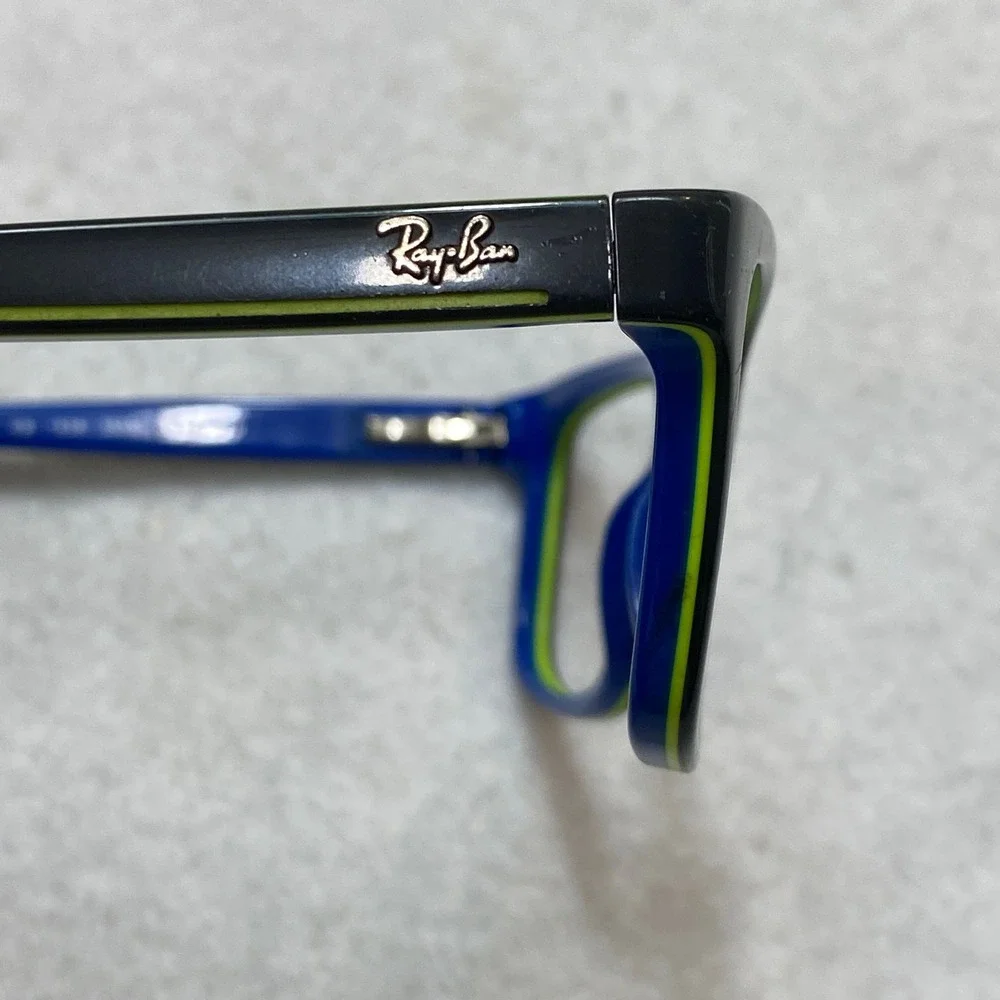 Ray-Ban RB1536 3600 Eyeglasses Frames Kids Blue Black  Rectangular 48mm